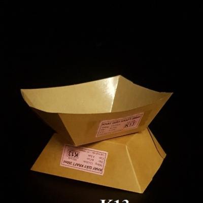 Khay giấy Kraft Nâu